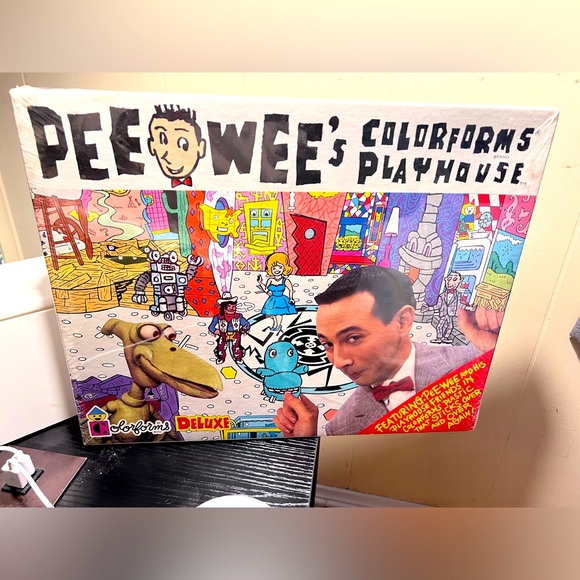 Vtg Rare Colorform’s Peewee’s Deluxe Playset 1987, Sealed 1995 - Picture 1 of 2
